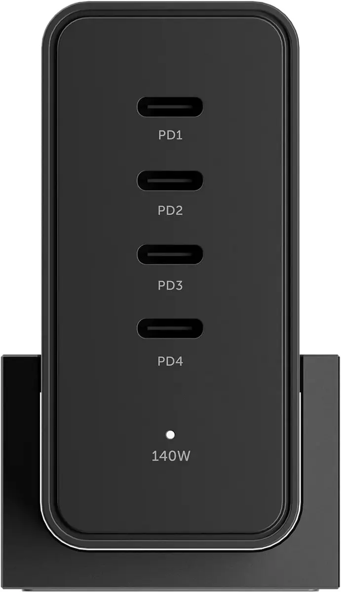 Native Union FAST-PD140-BLK-EU 4USB-C Wandlader 140W - Zwart