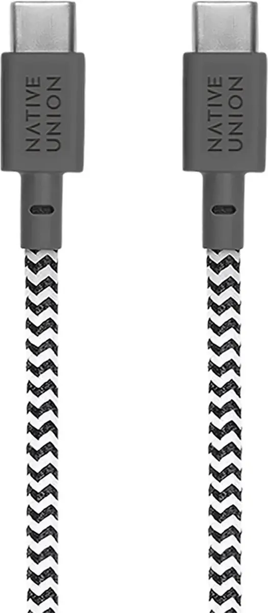 Native Union FAST30-CC-WHZEB-EU USB-C Wandlader 30W - Zebra