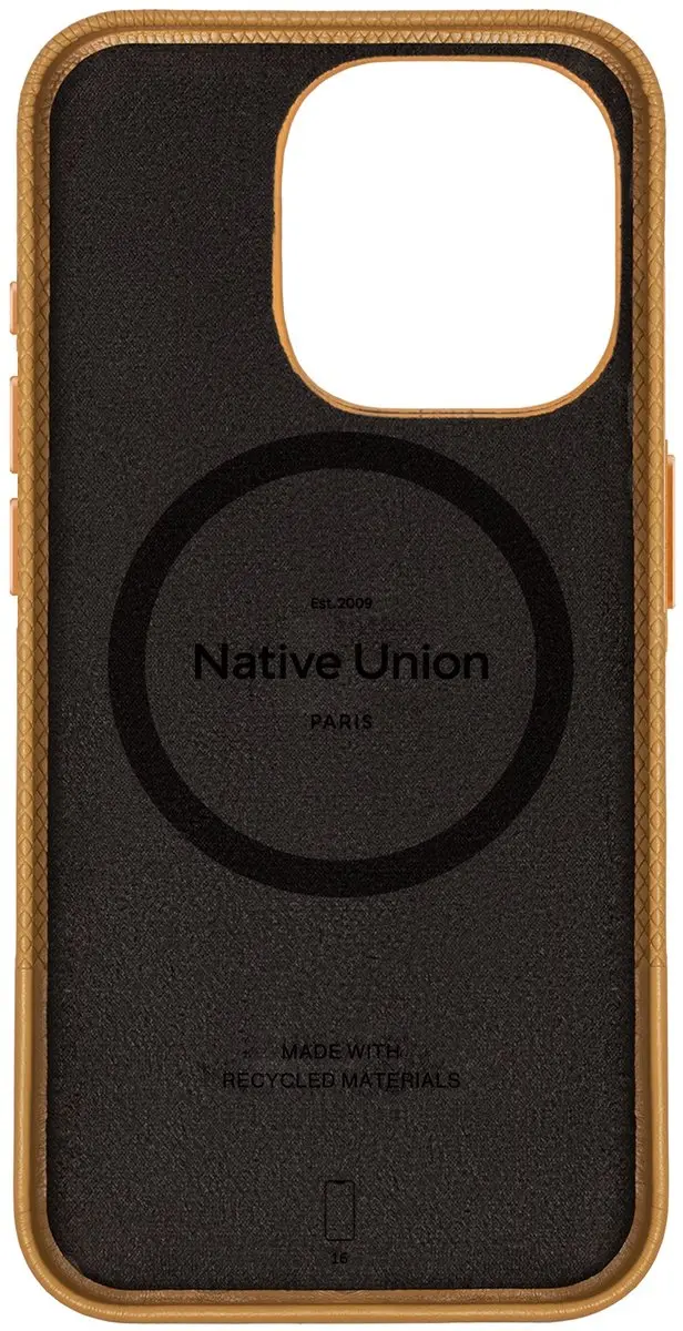 Native Union Beschermhoes iPhone 16 Classic MagSafe Geel NU-RECLA-KFT-NP24