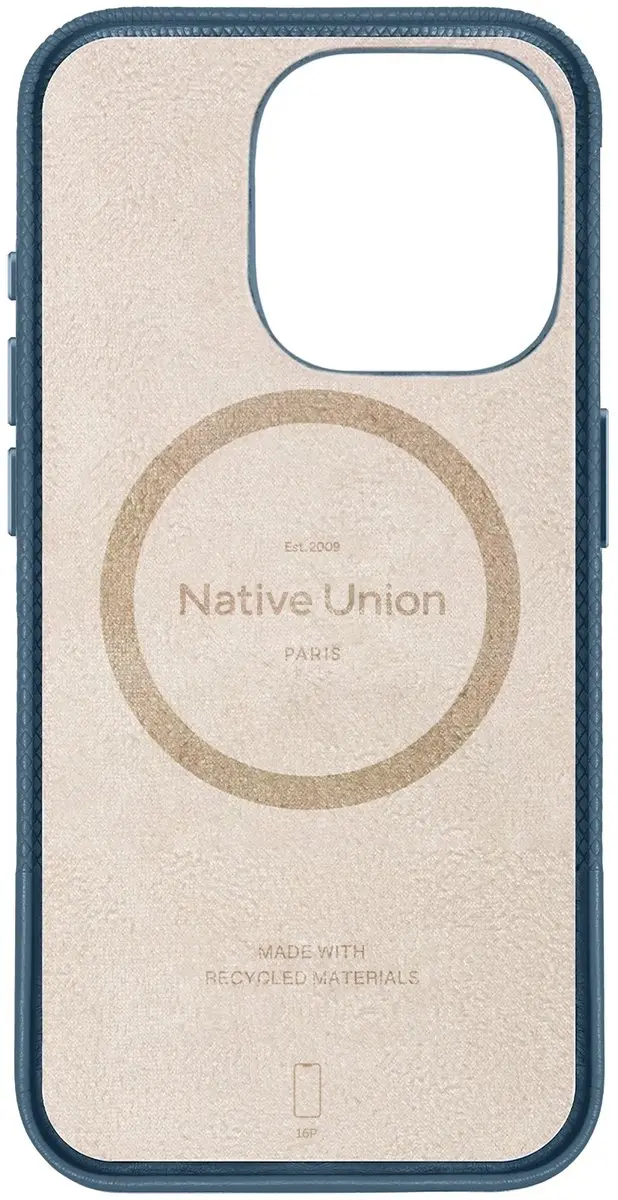 Native Union Classic MagSafe Beschermhoes iPhone 16 Pro - Blauw