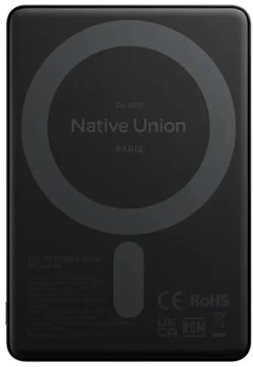 Native Union Active Power Bank 5000mAh - Zwart - MagSafe