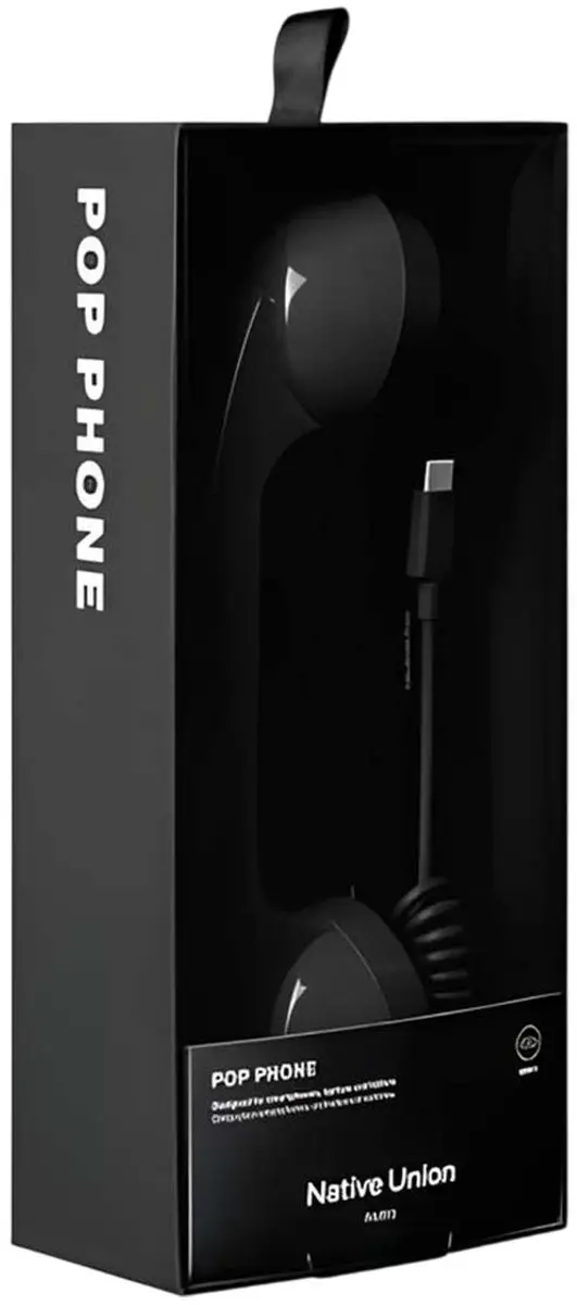Native Union Pop Phone POP-P-BLK - Zwart
