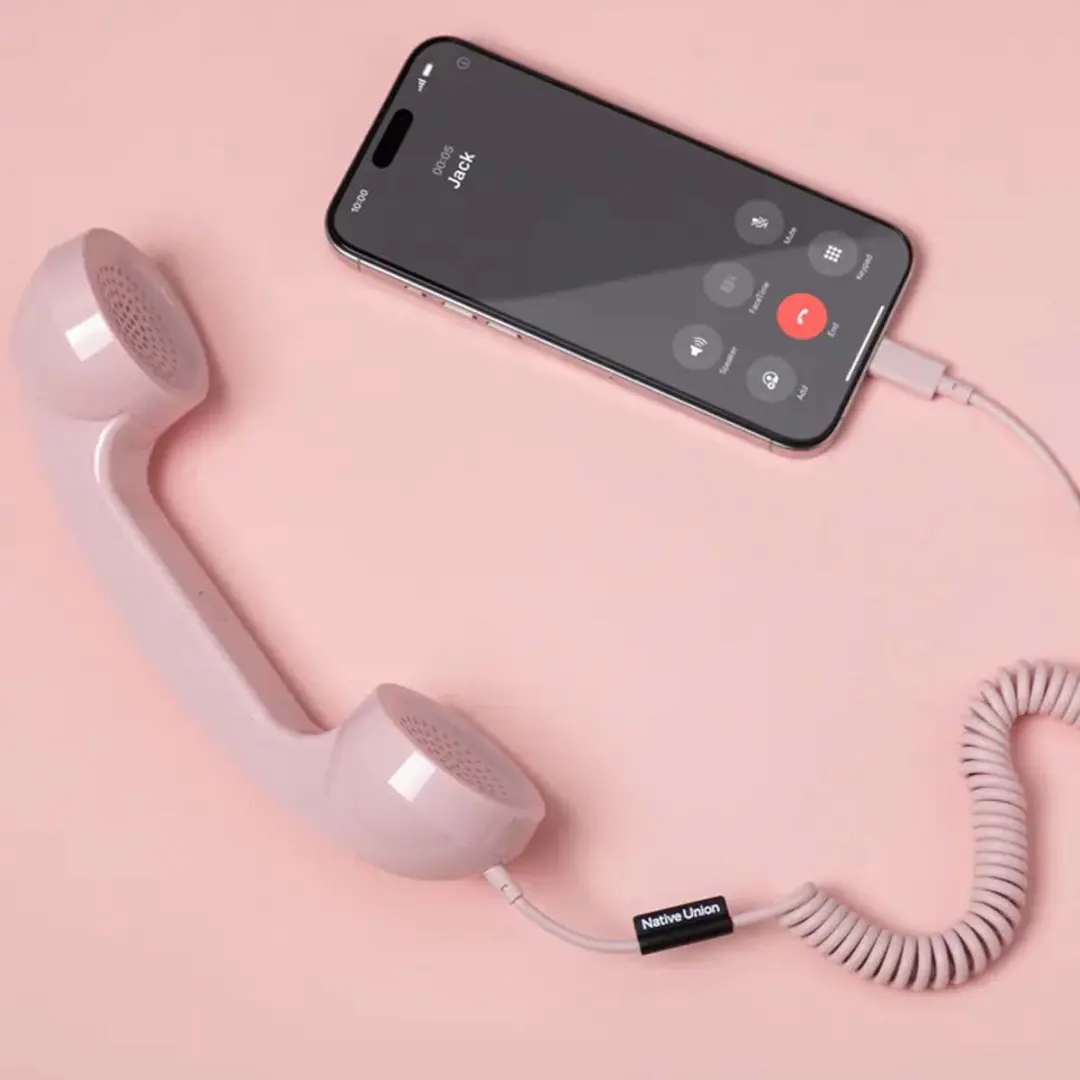 Native Union Pop Phone Candy USB-C - Retro Telefoonhoorn