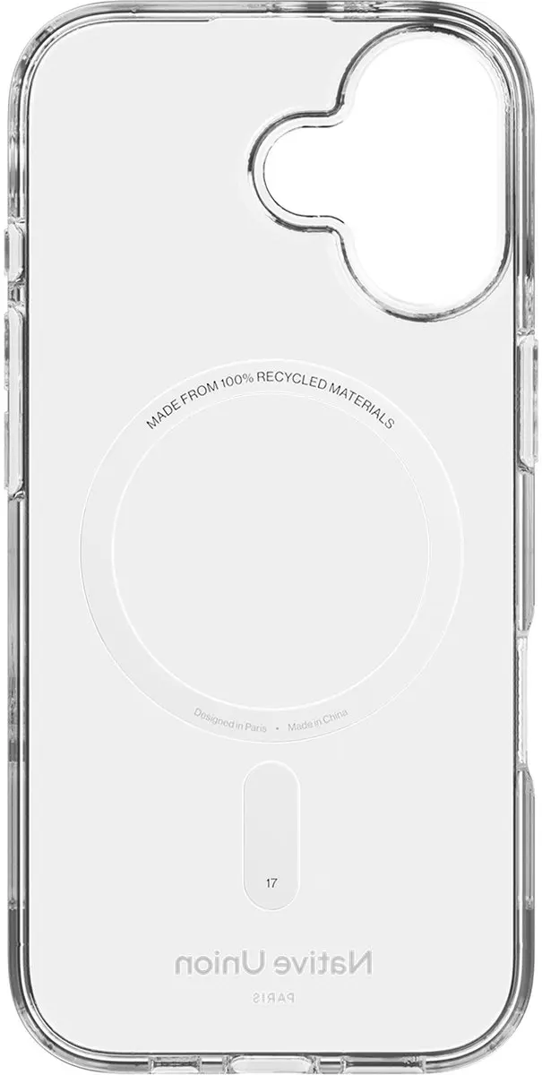 Native Union (Re)Clear Case iPhone 17 - Transparant - RECLE-TRA-NP25