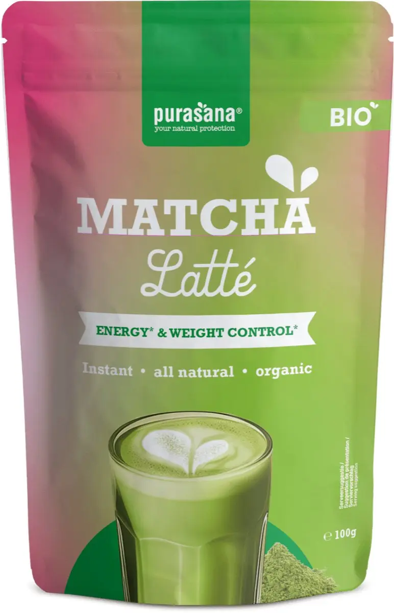 Purasana Biologische Matcha Latte Poeder 100g