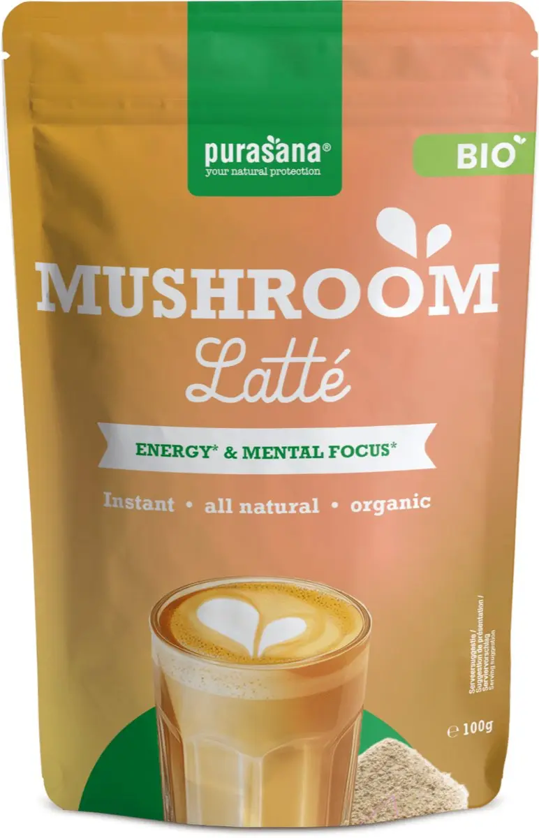 Purasana Mushroom Latte Poeder 100g