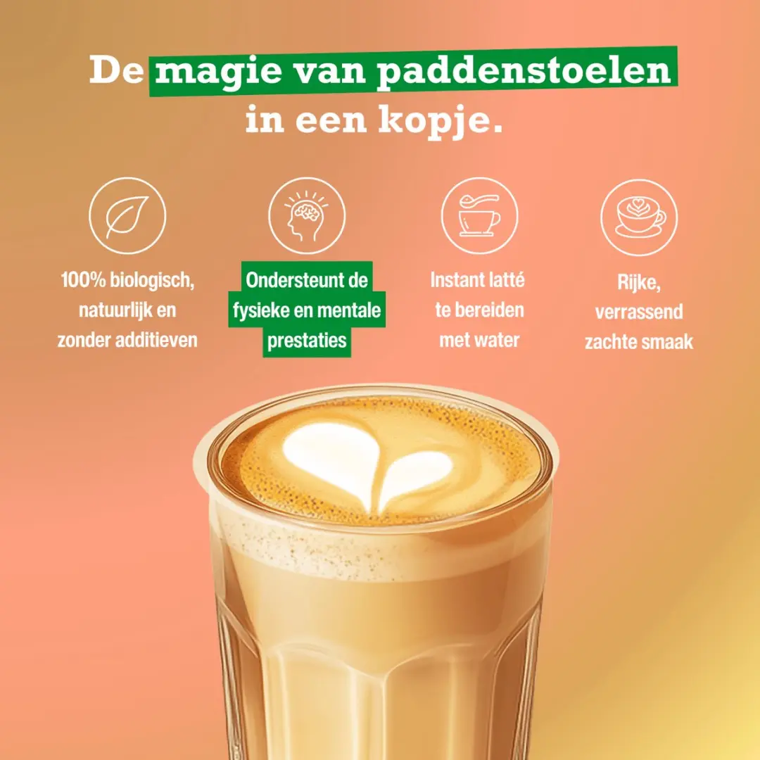 Purasana Mushroom Latte Poeder 100g