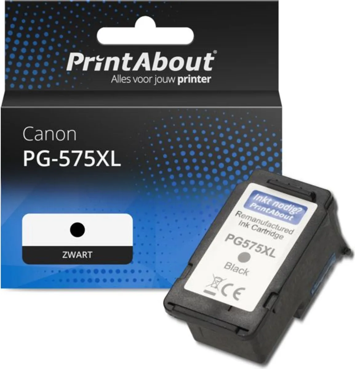 PrintAbout Canon PG-575XL Inktcartridge Zwart
