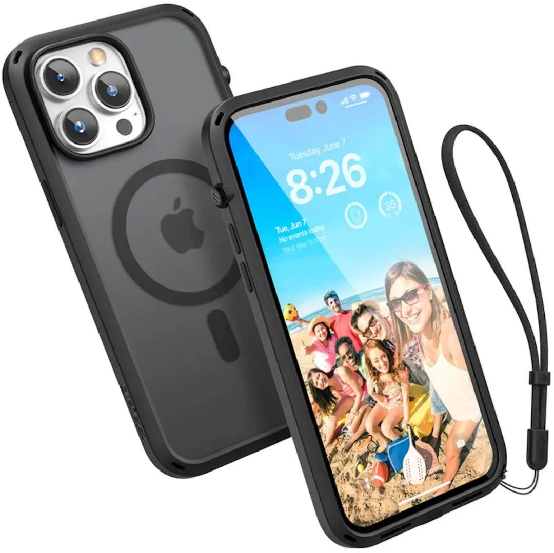 Catalyst Influence Hoesje Compatibel met MagSafe iPhone 14 Pro Max Zwart