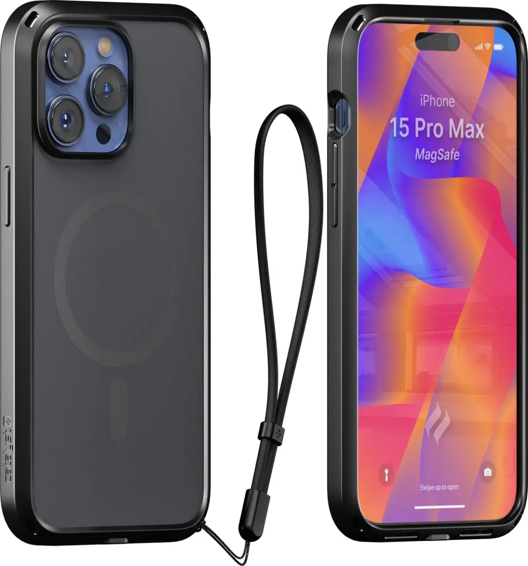 Catalyst Influence Case Apple iPhone 15 Pro MagSafe Compatible Stealth
