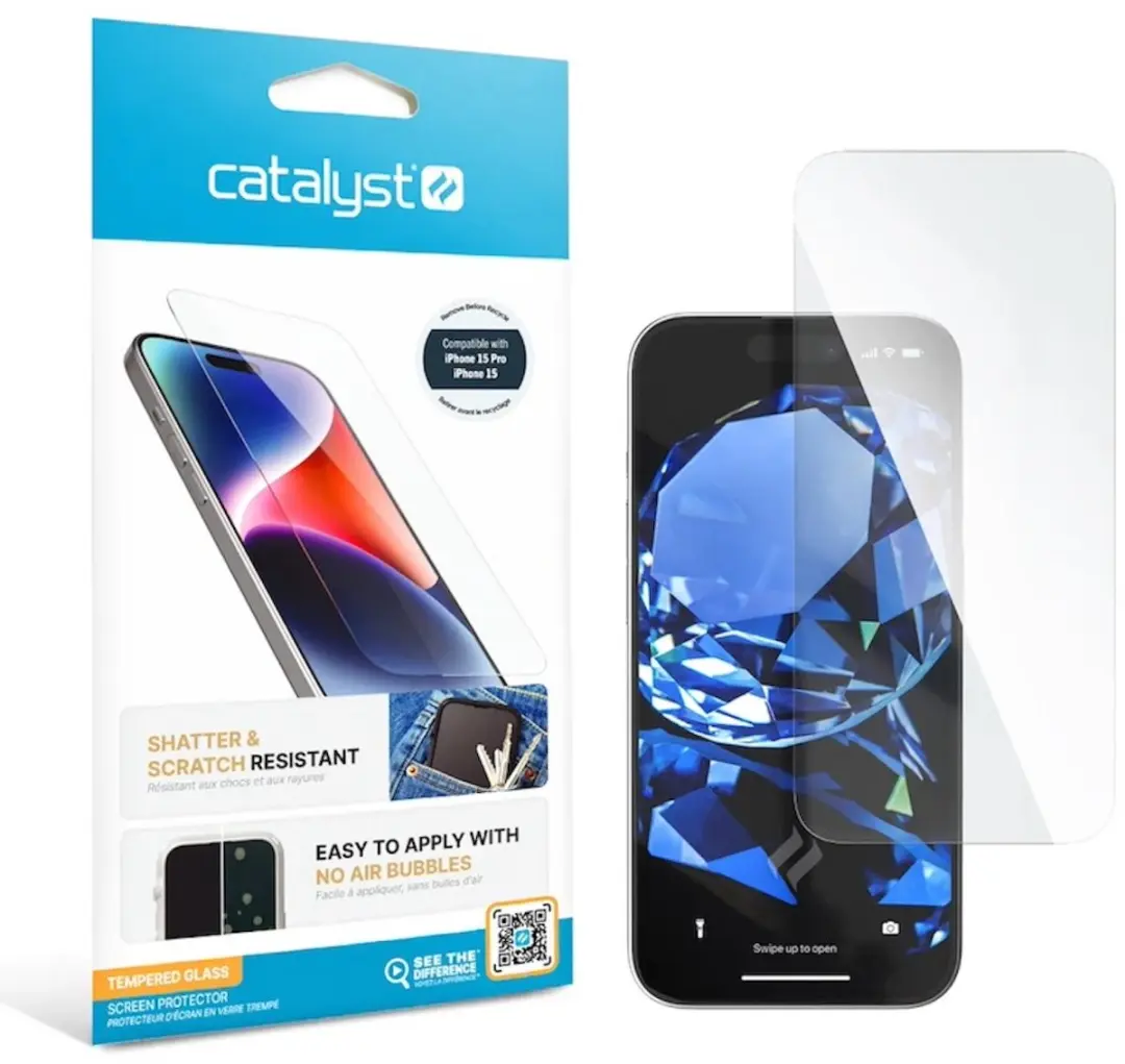 Catalyst Tempered Glass Screen Protector iPhone 15 Pro Max / iPhone 15 Plus