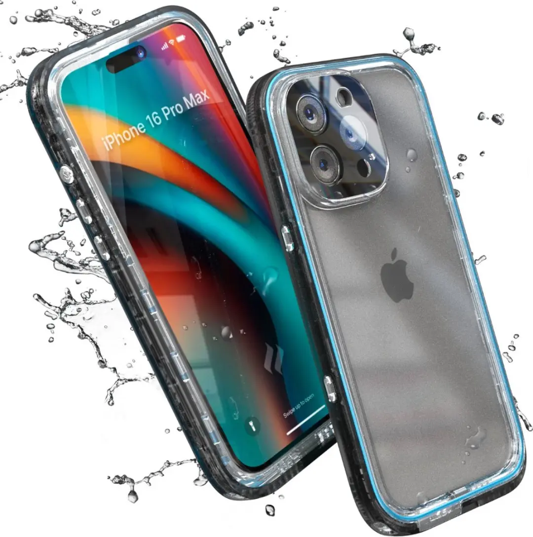 Catalyst Total Protection Waterdicht Hoesje iPhone 16 Pro Max Zwart