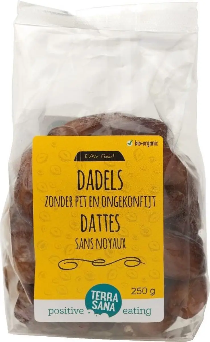 Terrasana Raw Dadels zonder pit 750g