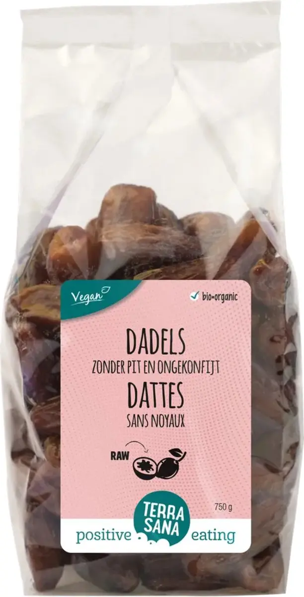 Terrasana Raw Dadels zonder pit 750g