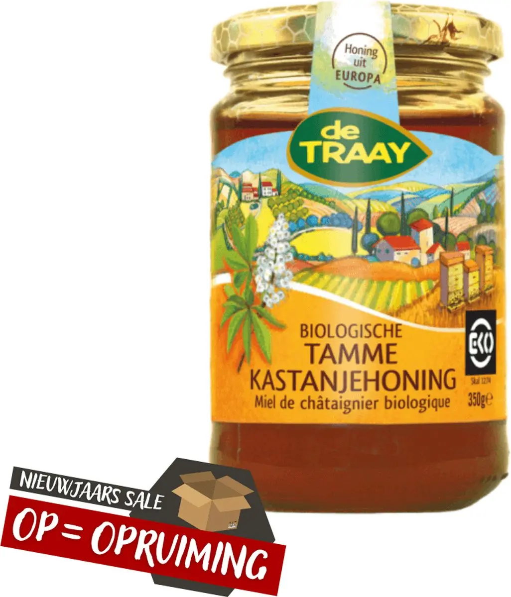 De Traay Tamme Kastanjehoning - 350g - afbeelding 4 van 6