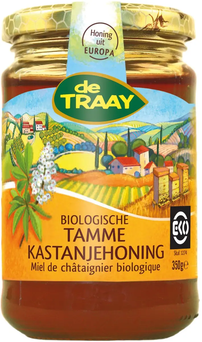De Traay Tamme Kastanjehoning - 350g - afbeelding 6 van 6