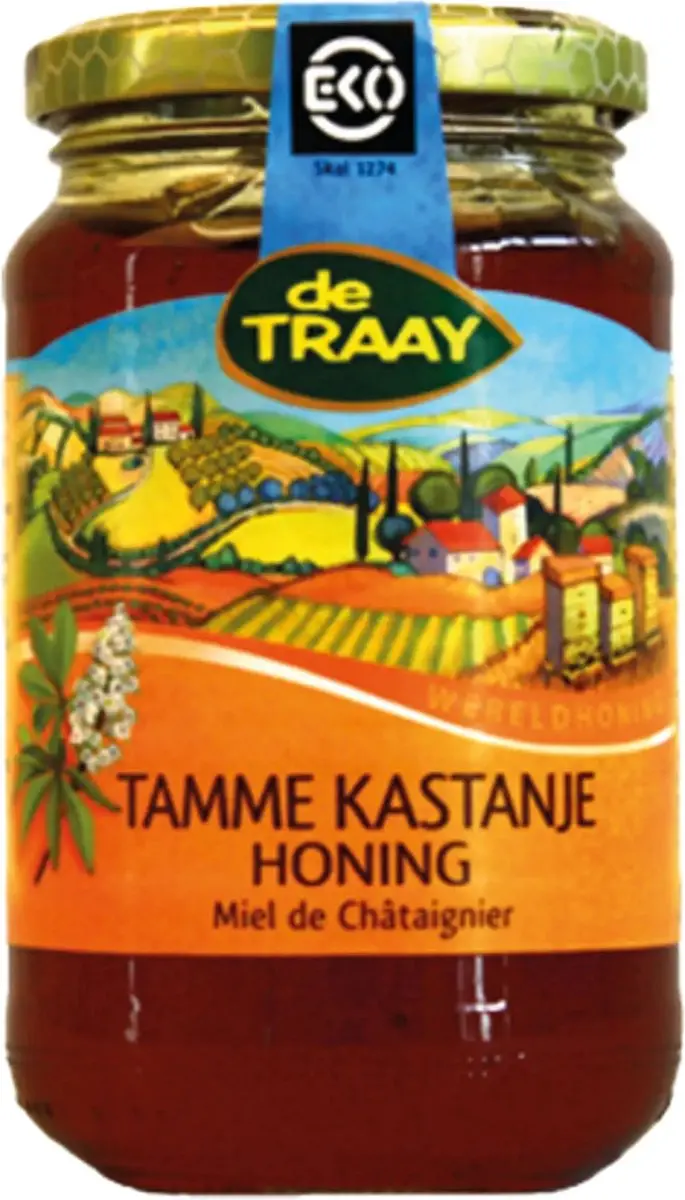 De Traay Tamme Kastanjehoning - 350g - afbeelding 2 van 6