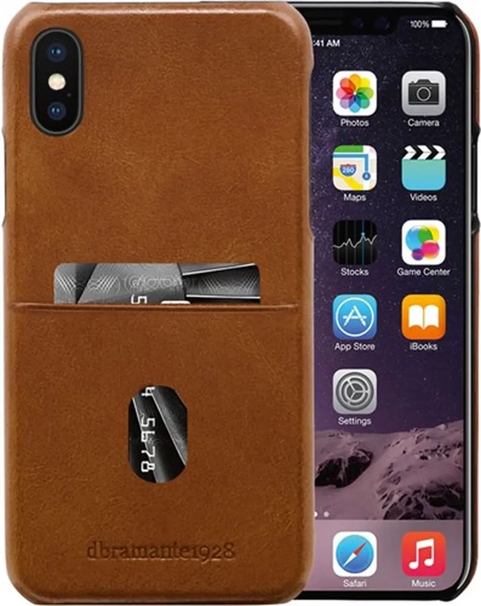 dbramante1928 Tune Backcover iPhone Xs - TCI8GT000853 - Zwart