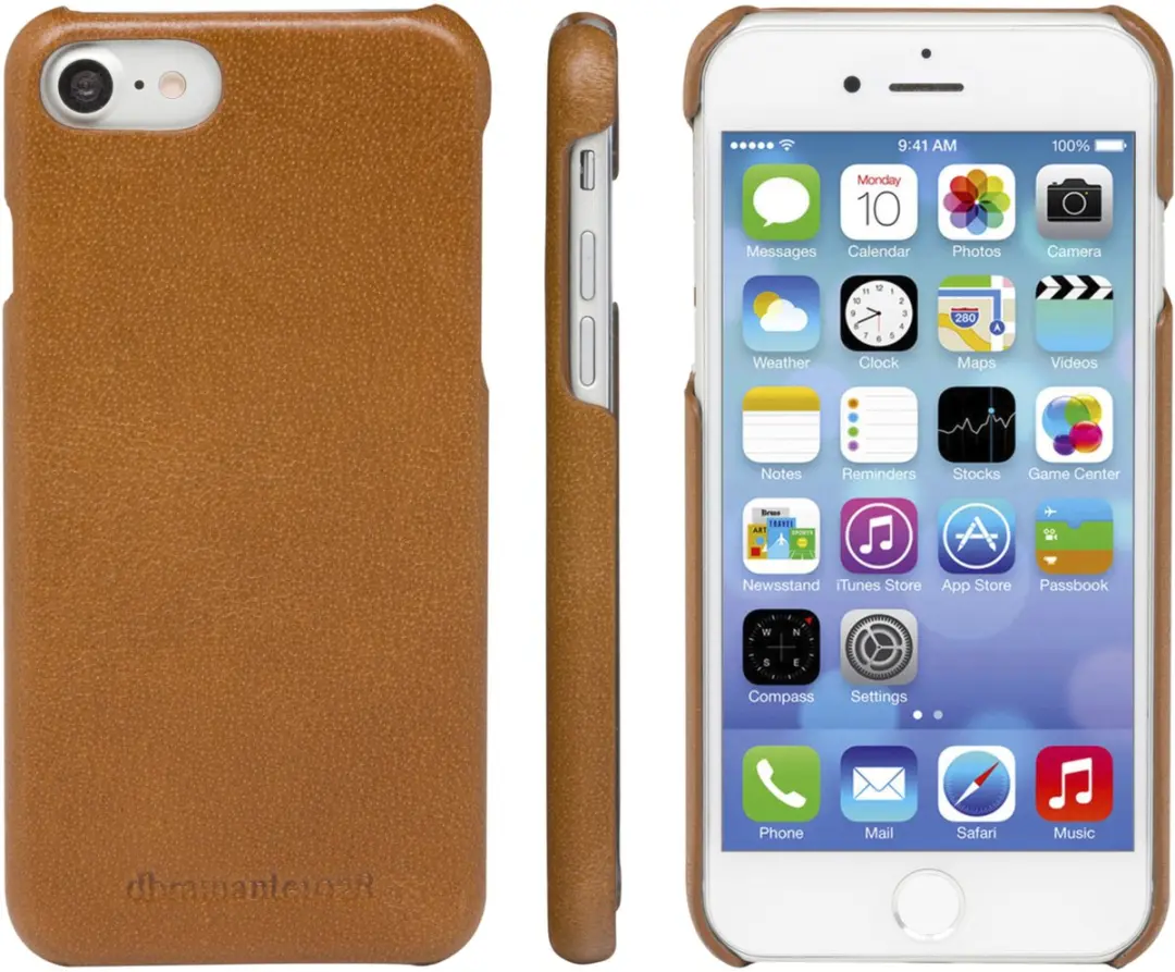 dbramante1928 Lynge Hoesje iPhone 6/7/8/SE - 4 Pasjes - Bruin