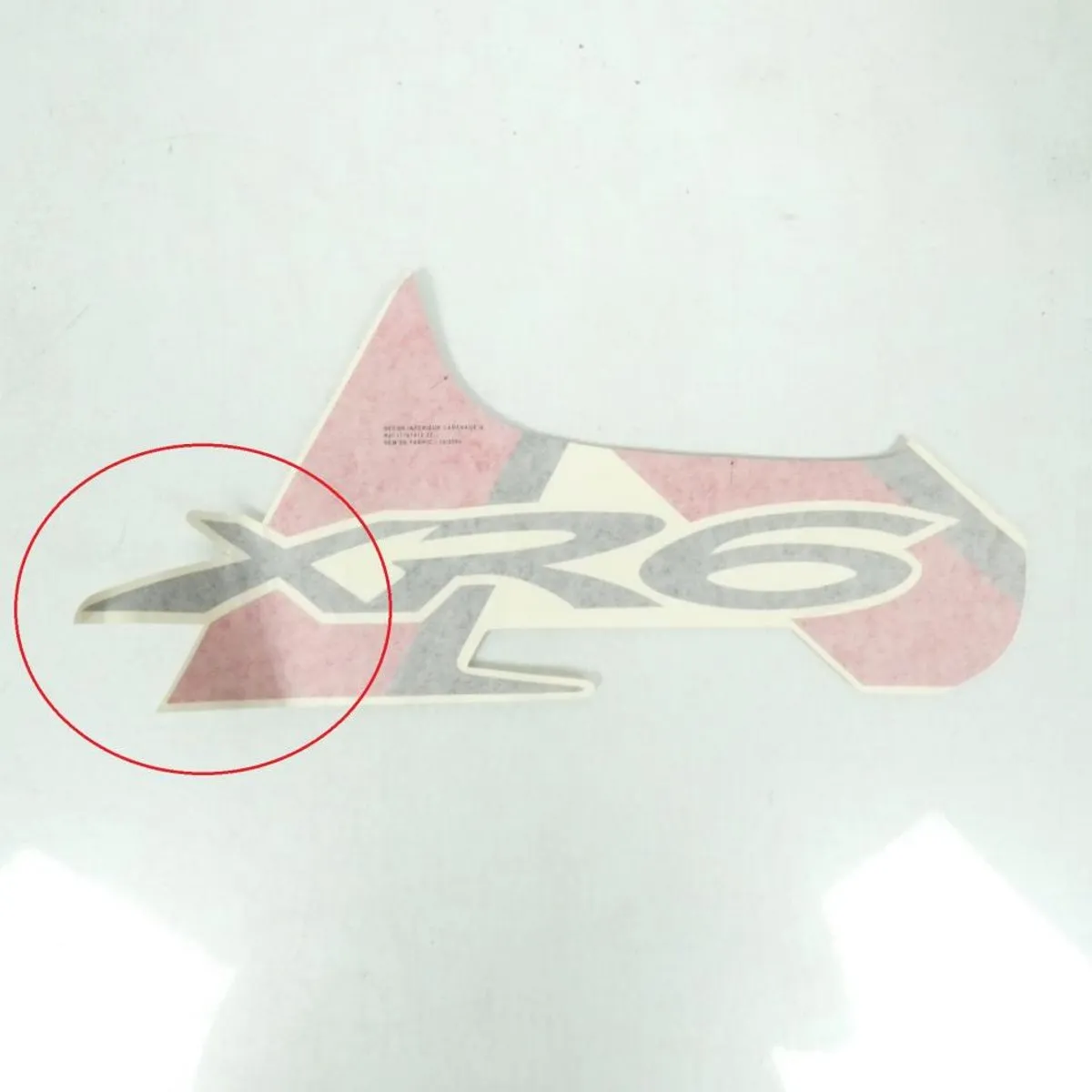 Peugeot 50 XR6 Stickers Set - Flank Links - 5 Stuks - Rood/Zwart