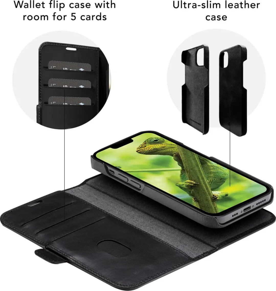 dbramante1928 iPhone 13 Pro Max Boekenkasthoesje LY67GTBL1319 - Zwart