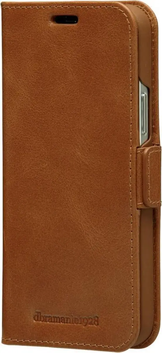 dbramante1928 iPhone 13 Pro Boekenkasthoesje - Effen Cognac Leer
