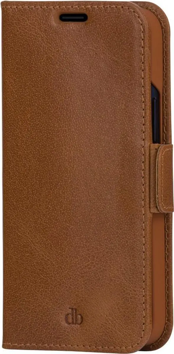 dbramante1928 iPhone 13 Pro Max Boekplankhoesje - Effen Cognac