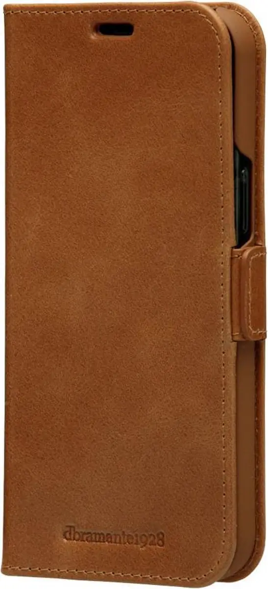 dbramante1928 iPhone 13 Pro Max Boekplankhoesje - Effen Cognac