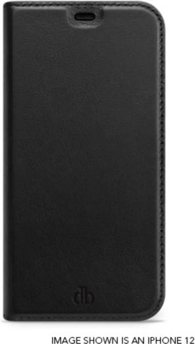 dbramante1928 iPhone 13 Pro Hoesje - Effen Zwart - 2 Pasjes