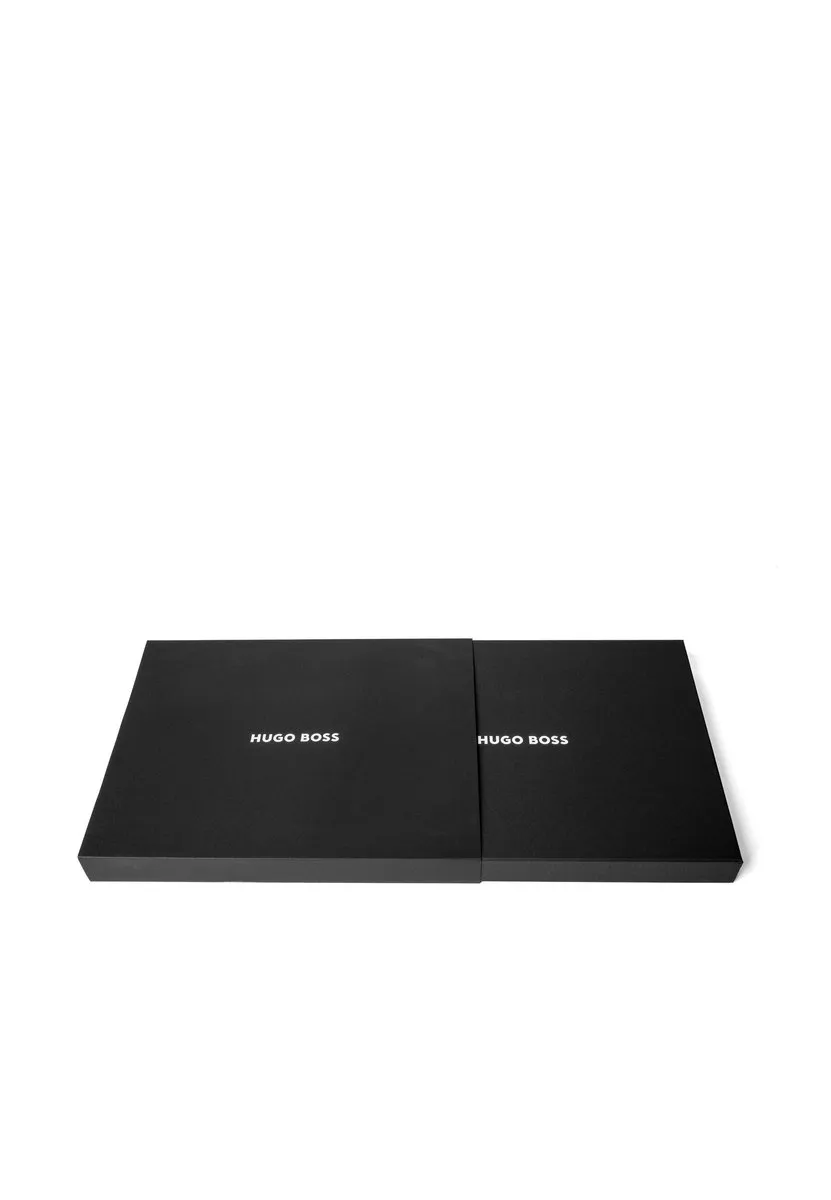 Hugo Boss Pure Iconic A4 Schrijfmap - 3 Vakken - Black