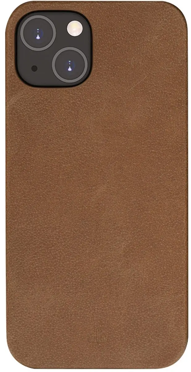 dbramante1928 iPhone 14 Plus Boekhoesje - Effen Cognac - 4 Pasjes