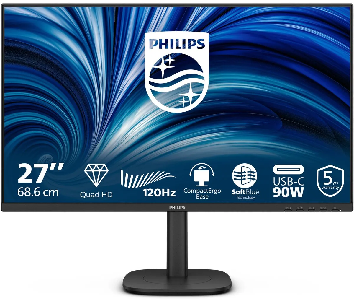 Philips 3000 Series 27B2U3601/00 Monitor 27" QHD