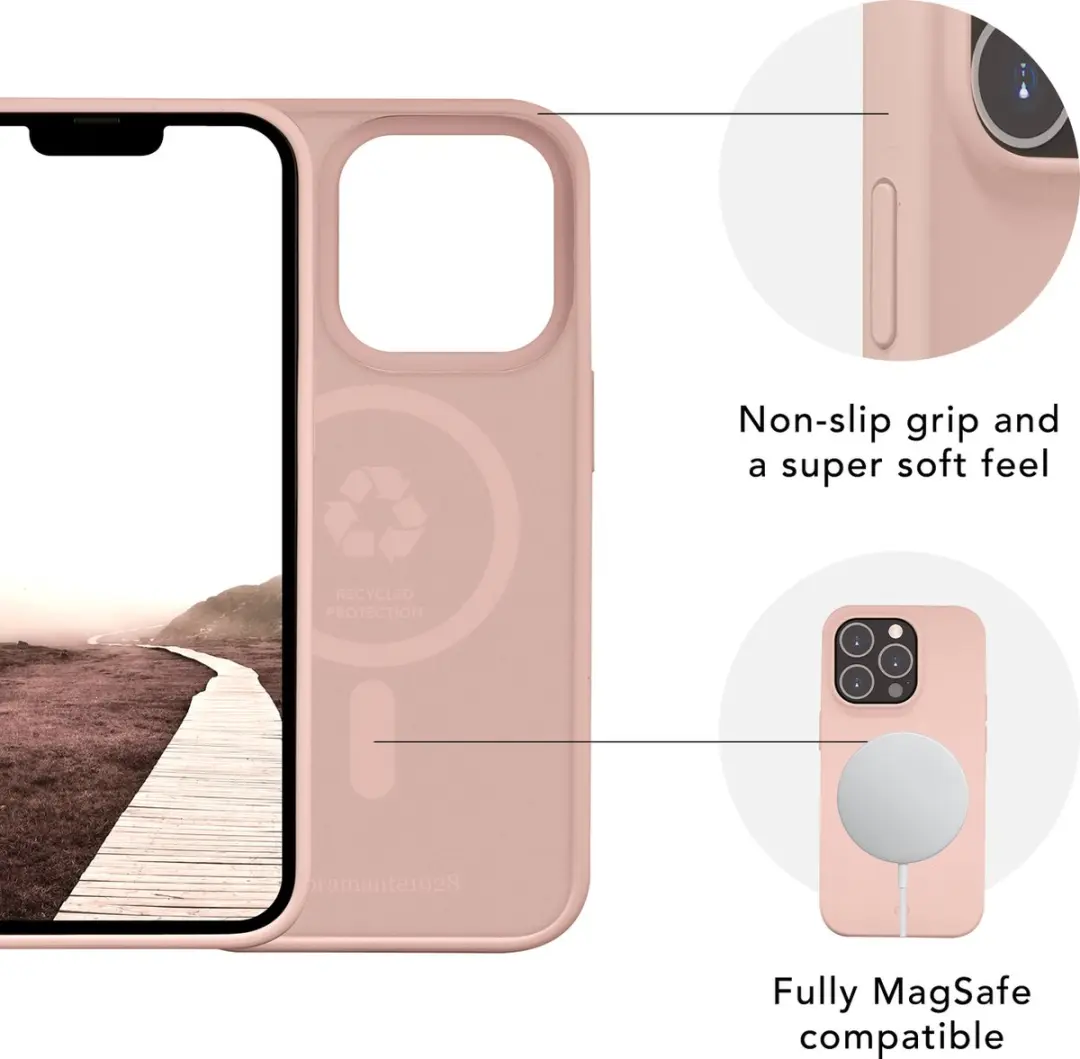 dbramante1928 Monaco MagSafe Hoesje iPhone 14 - pink sand