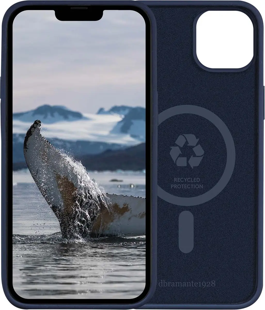 dbramante1928 Monaco Hoesje iPhone 14 Plus - Blauw - MagSafe
