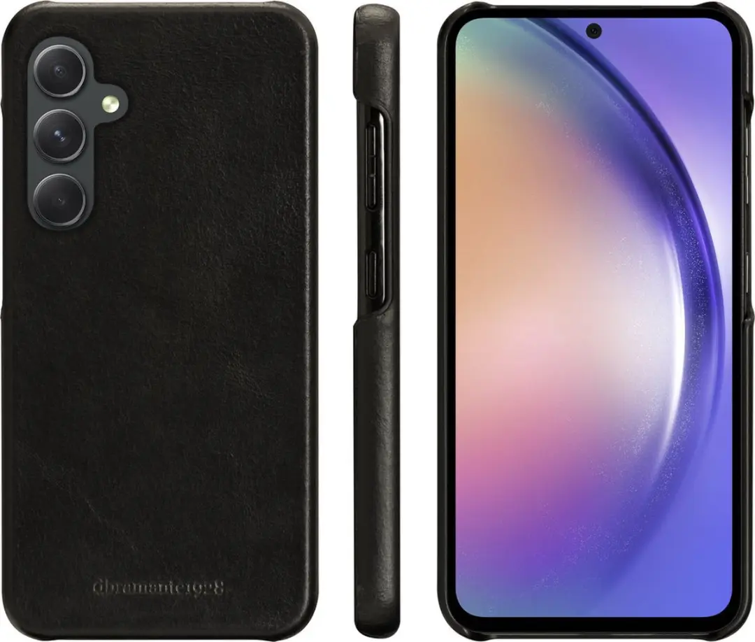 dbramante1928 Lynge Samsung Galaxy A54 Hoesje - 3 Stuks - Zwart
