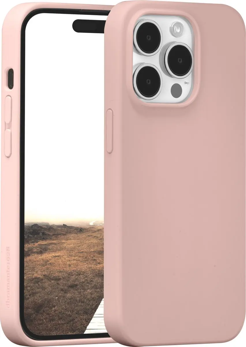 dbramante1928 Monaco MagSafe Hoesje iPhone 15 Pro - roze