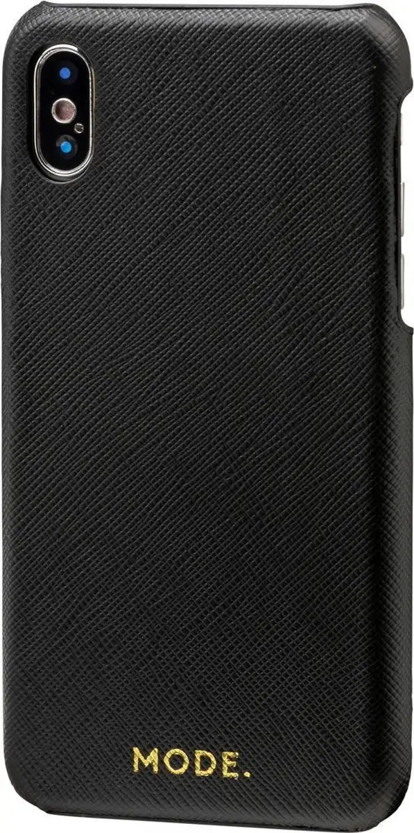 dbramante1928 Zwart London Leather Snap-On Case iPhone X