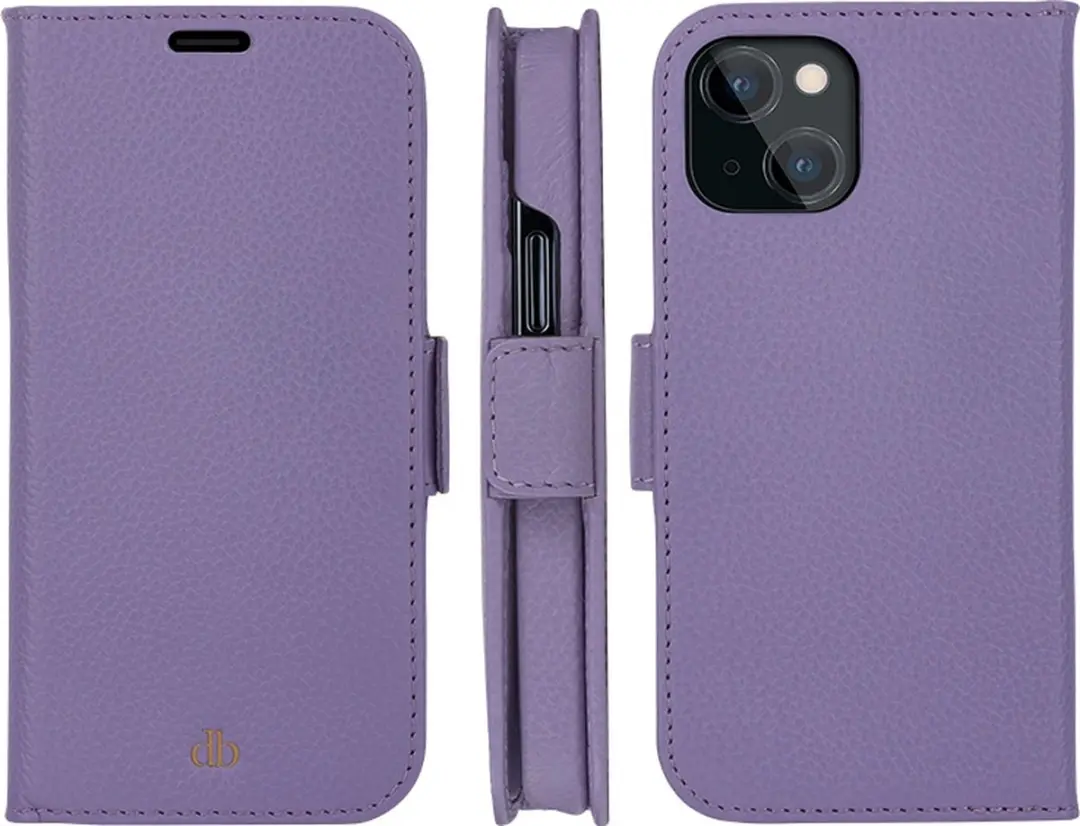 dbramante1928 iPhone 13 Mini Bookcase Hoesje - Paars - 4 Pasjes