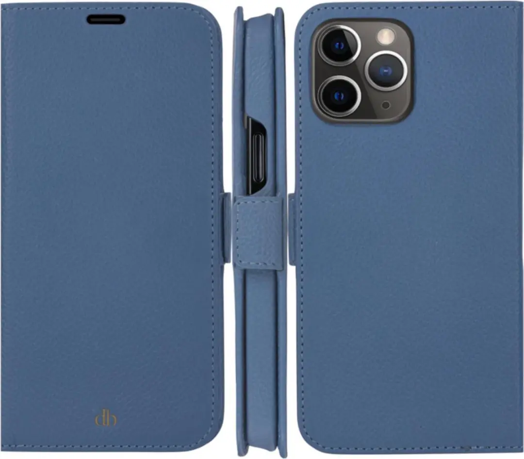 dbramante1928 iPhone 13 Pro Max Boekplankhoesje Effen Blauw - 4 Pasjes