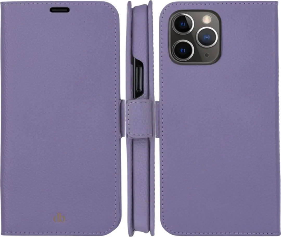 dbramante1928 iPhone 13 Pro Max Hoesje - Effen Paars - 4 Pasjes