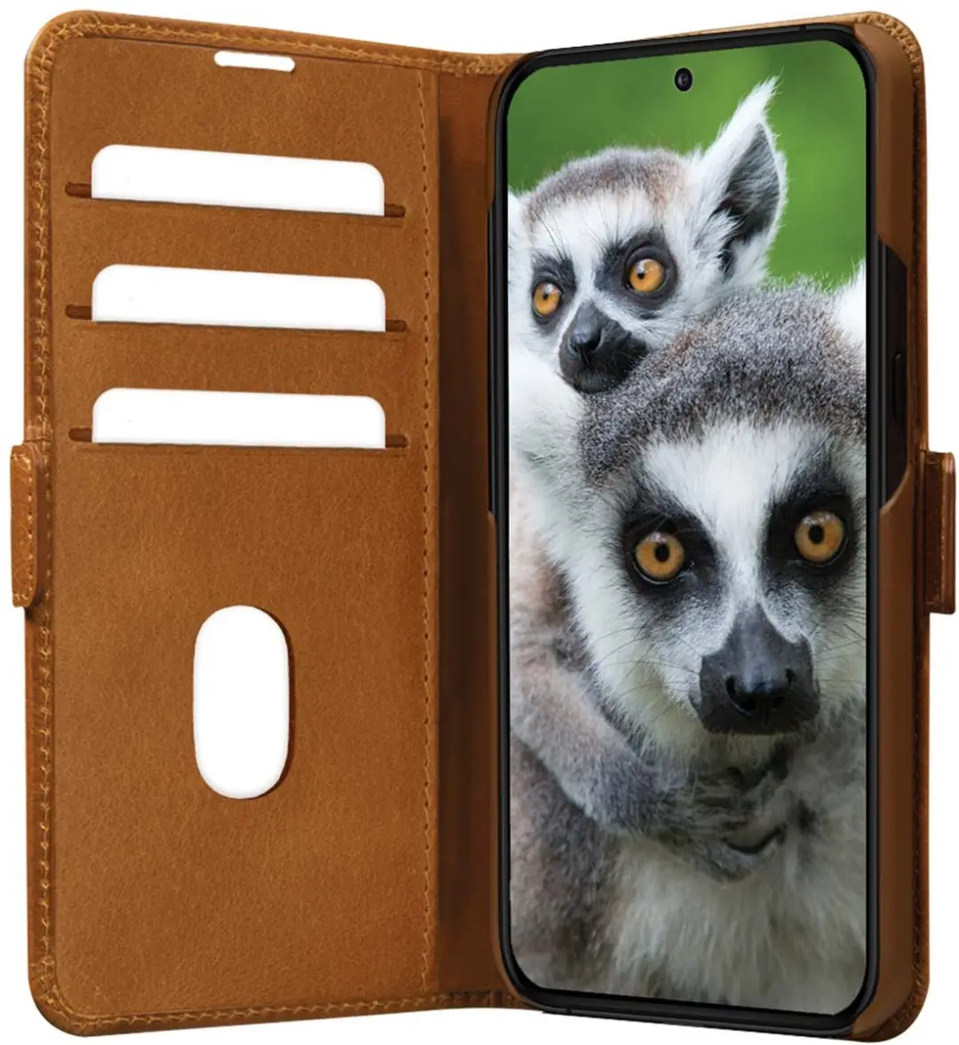 dbramante1928 Copenhagen Boekenkast - Samsung Galaxy A55 - 2 Stuks - Bruin