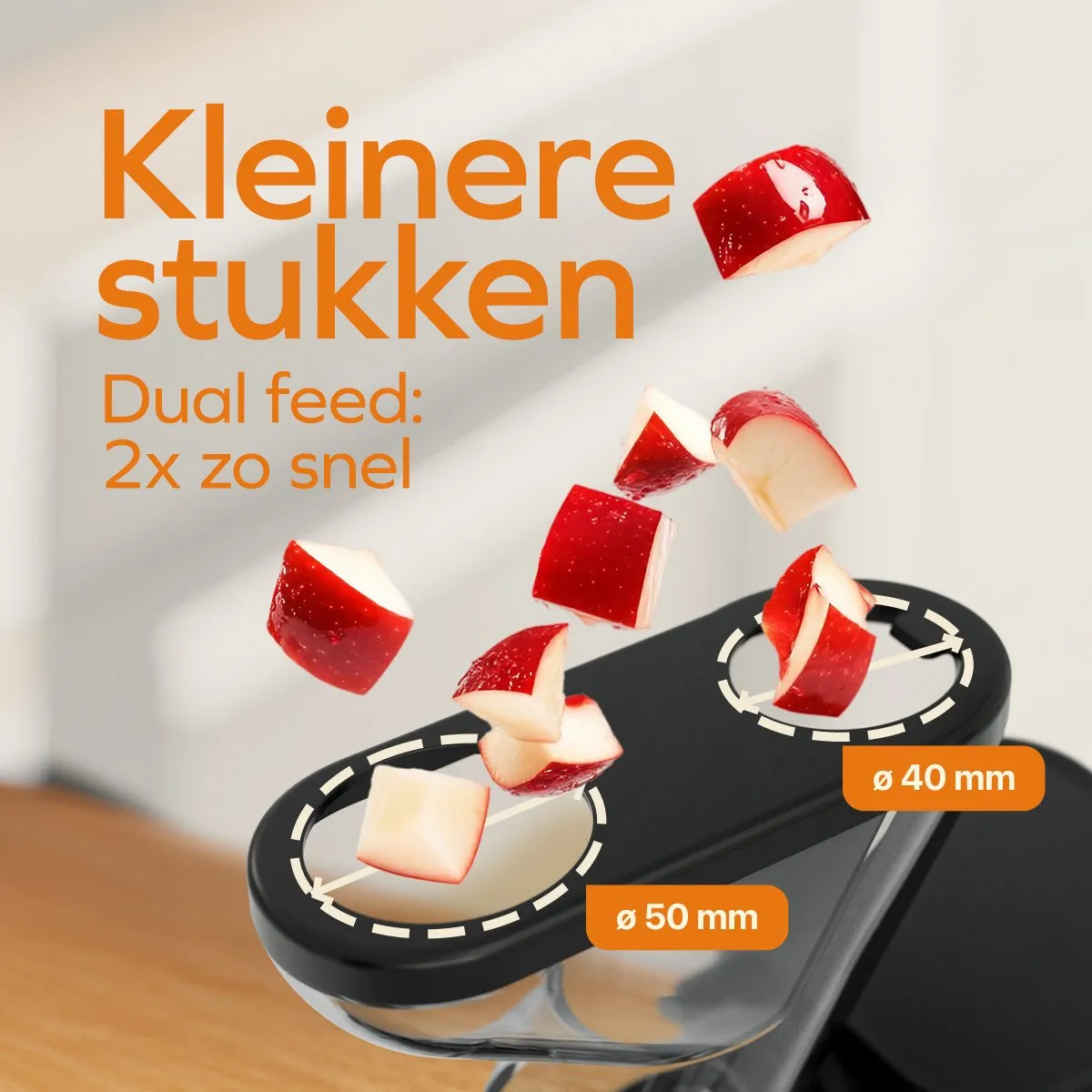 KitchenBrothers KB1004137 Slowjuicer - 400ml - Zwart