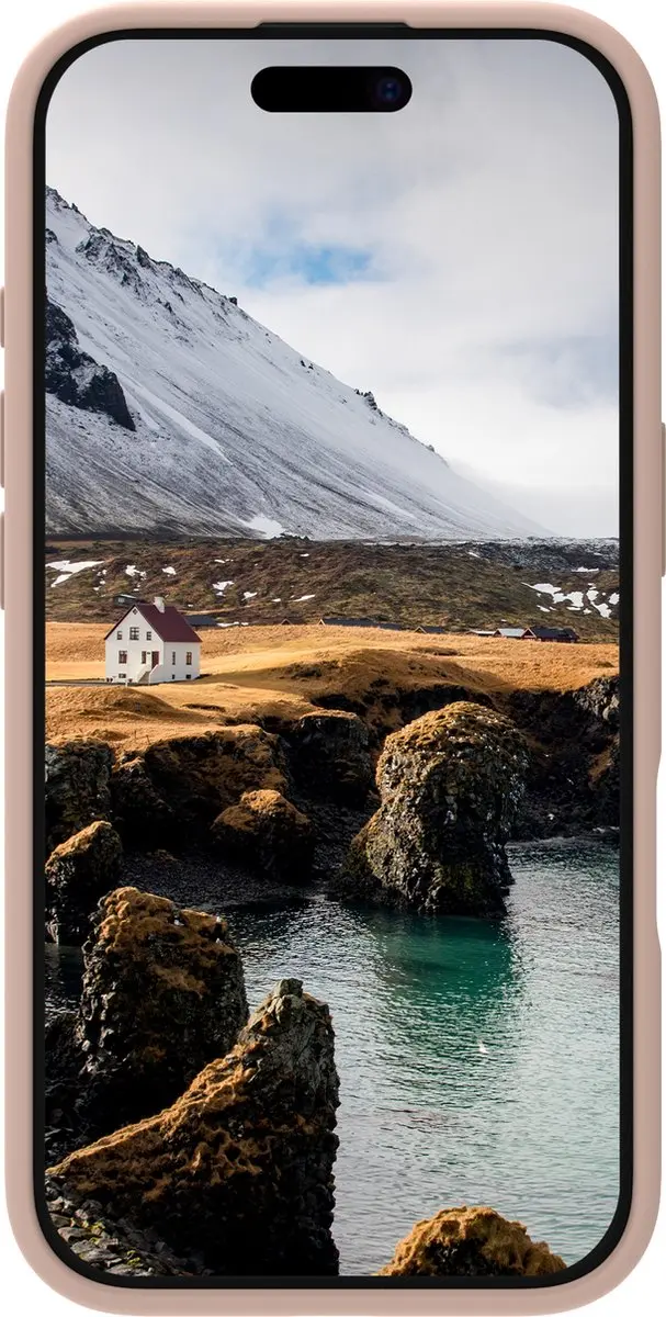 dbramante1928 Monaco Mag Hoesje iPhone 16 - pink sand - MO61PISA6314