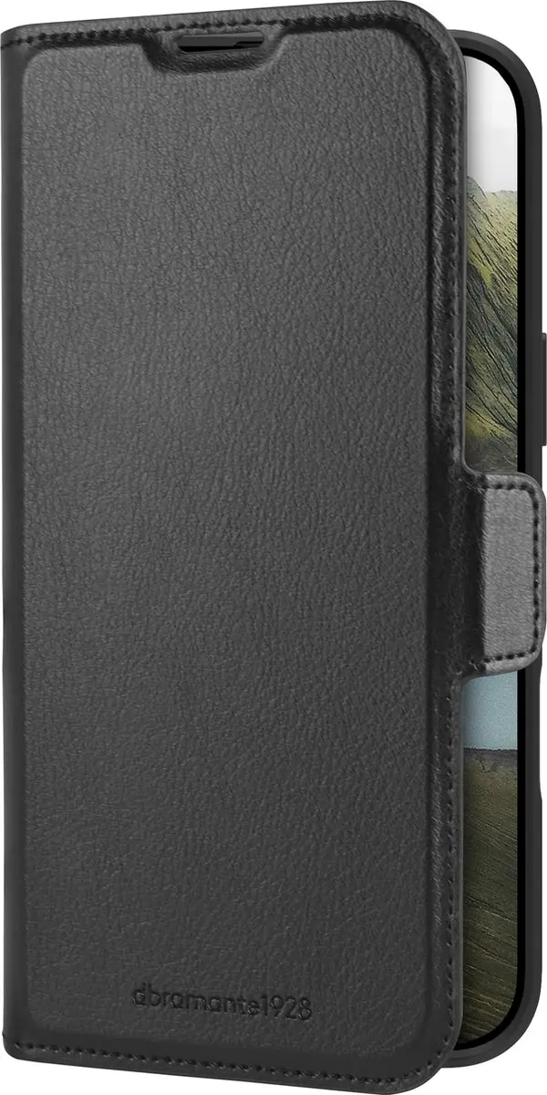 dbramante1928 Oslo Pro Hoesje iPhone 16 Plus - 2 Pasjes - Zwart