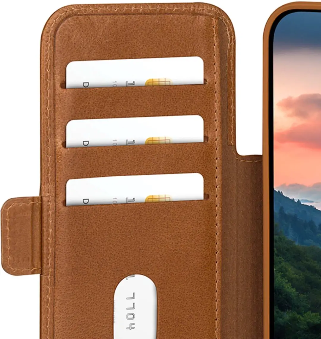 dbramante1928 Copenhagen Bookcase iPhone Air - 2 Stuks - Bruin