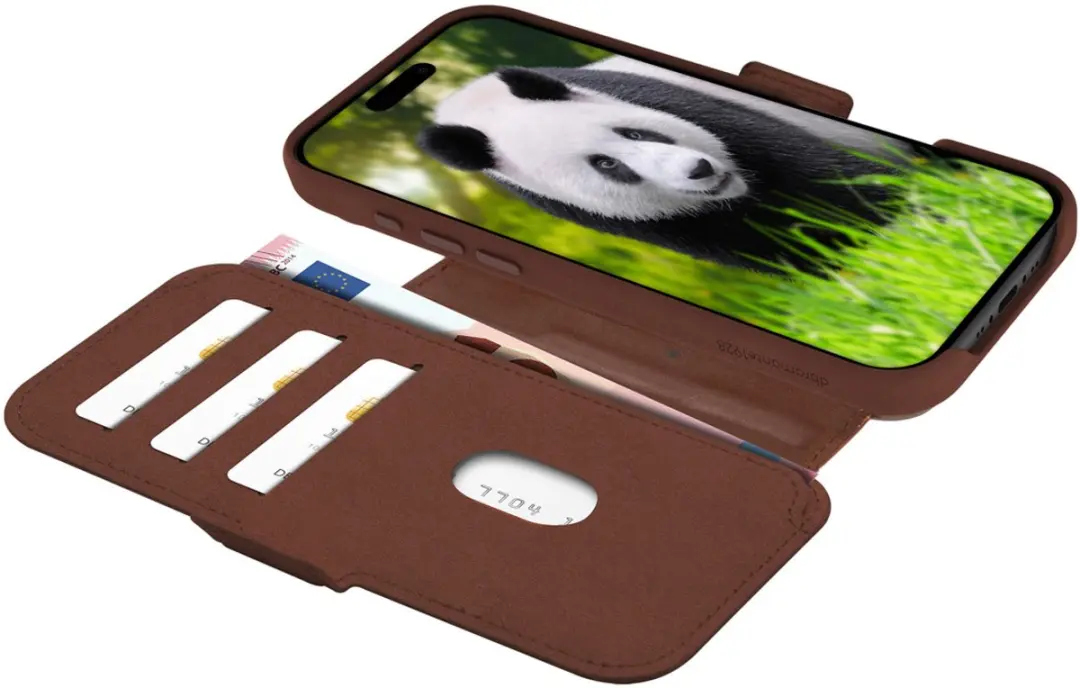dbramante1928 Lynge Bookcase iPhone Air - MagSafe - LM66GTDT6630 - Donkerbruin