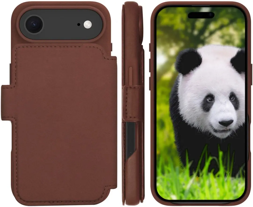 dbramante1928 Lynge Bookcase iPhone Air - MagSafe - LM66GTDT6630 - Donkerbruin