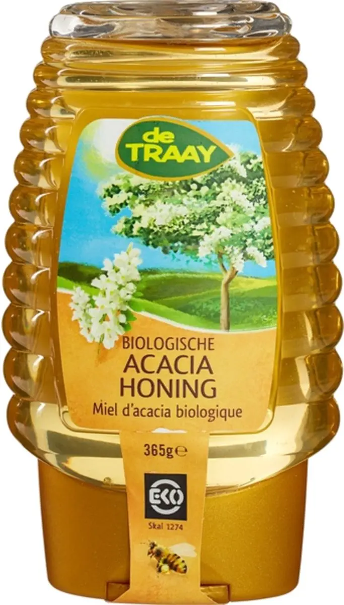 De Traay Acacia Honing Knijpfles 365g