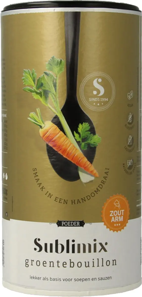 Sublimix Groentenbouillon Poeder 260g - afbeelding 3 van 6