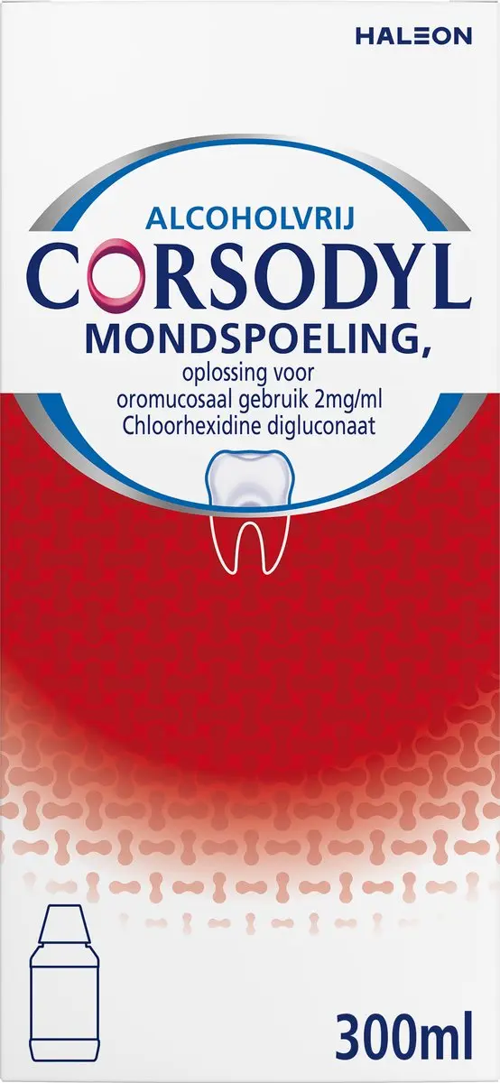 Corsodyl Mondspoeling 300ml - afbeelding 2 van 3